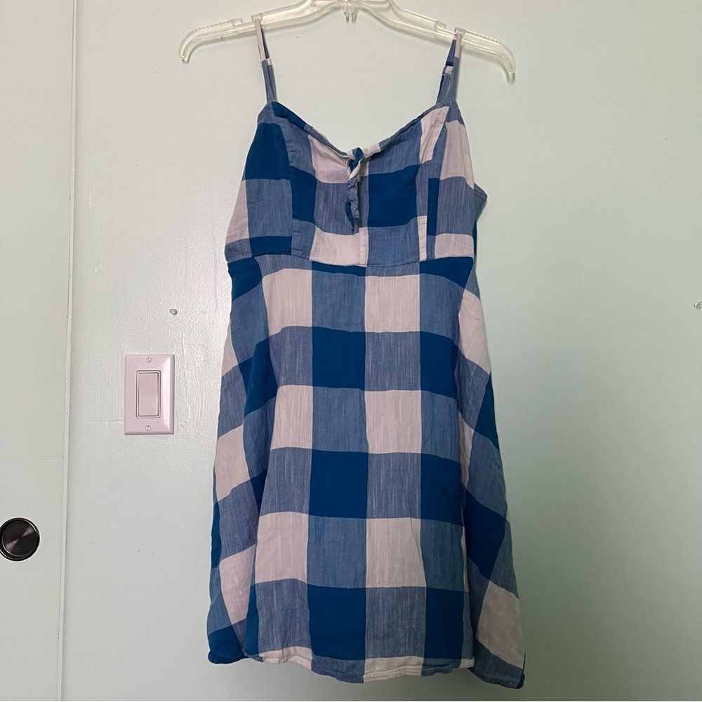 Blue Flannel Dress
